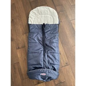 Cozy Toe Stroller Bunting Bag Soft Fleece Lining Weatherproof Blue